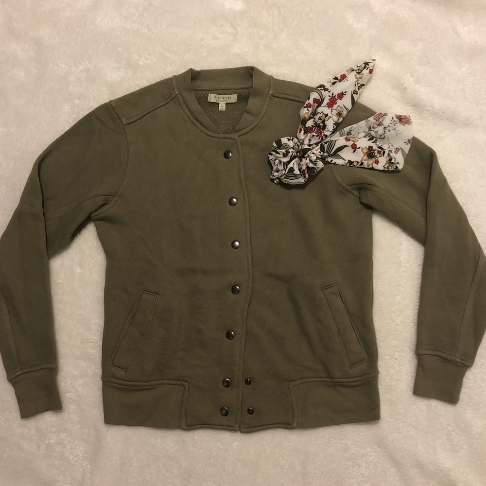 Aritzia Olive Jacket